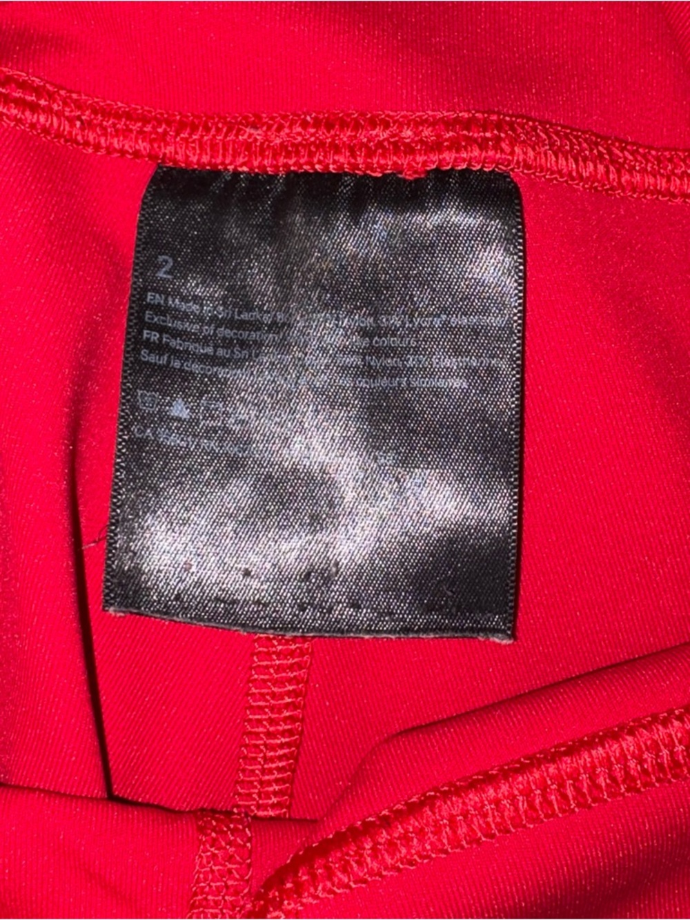 LuluLemon Red Striped Pants - Picture 4 of 6